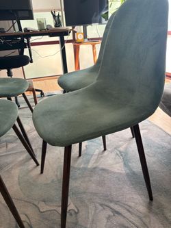 4 upholstered dining chairs