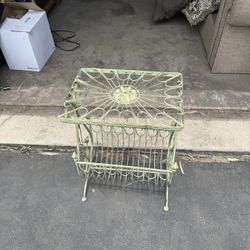 Vintage Magazine Rack 