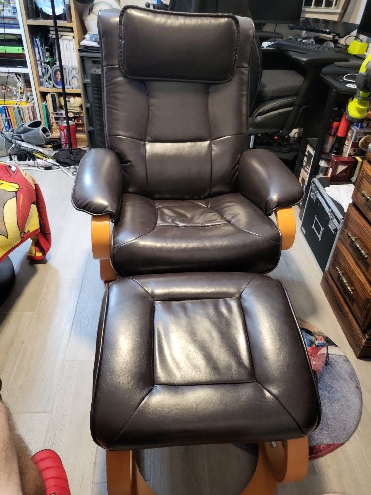 Recliner With Ottoman