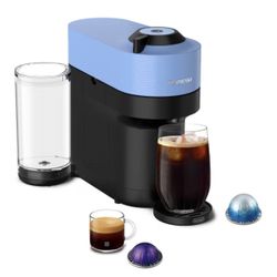 Nespresso Vertuo Pop+ Coffee and Espresso Machine by De'Longhi, Pacific Blue