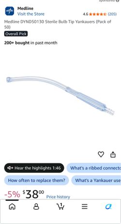 Medline Sterile Bulb Tip Yankauers