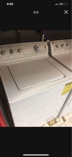 GE Top Load Washer and Dryer Set