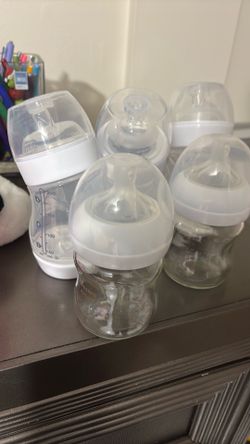 Baby bottles and milk separator