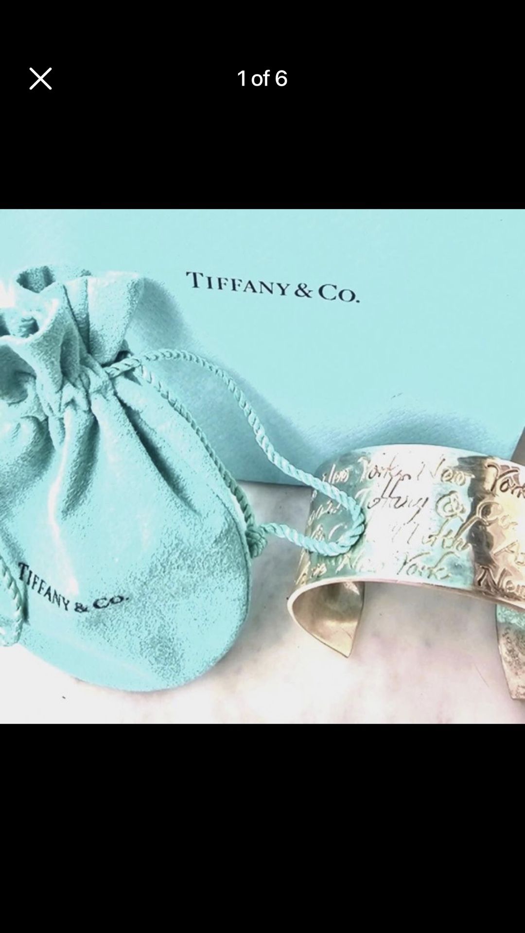 Tiffany & Co. Notes Cuff Bracelet 