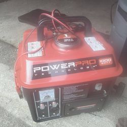 generator for the house.