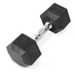 CAP Barbell, 20lb Rubber Hex Dumbbell, Single