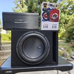 2600 Watt Subwoofer With 3600 Watt Amp Plus Wiring