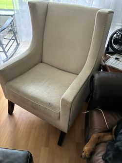PB Linen Chair