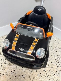 Huffy Mini Cooper Avigo Ride-On Car with Push Stroller Handle