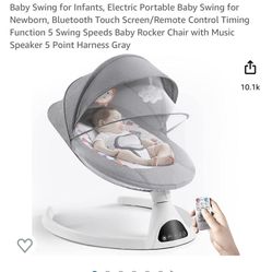 Brand New Baby Swing Bluetooth/touch Screen/remote  