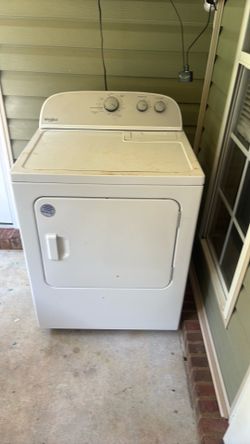 Whirlpool dryer white