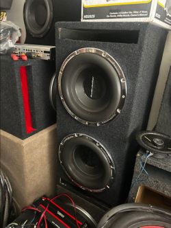 12” Audiobahn Subwoofers with box READ DESCRIPTION