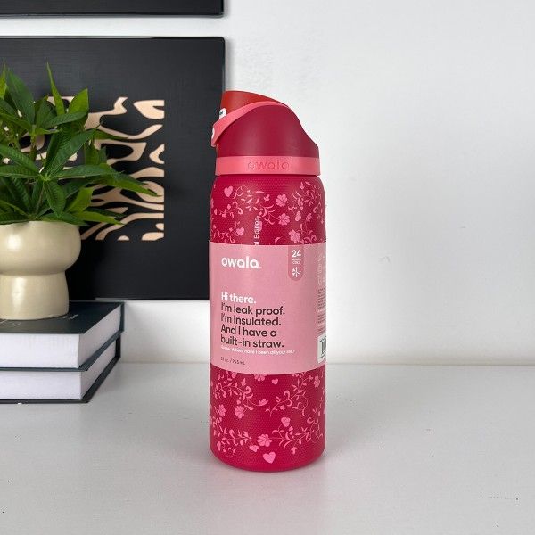 owala 24oz/32OZ Insulated Stainless Steel Water Bottle Double-Layer Kettle With Straw Vacuum Flasks For Sports Travel