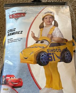 Disney Cars toddler size Cruz Ramirez race car costume
