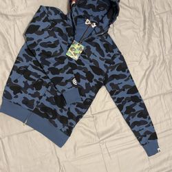 Bape Camo Shark Full zip Hoodie