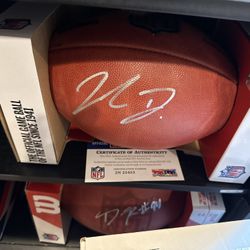 Jahan Dotson Autographed Football