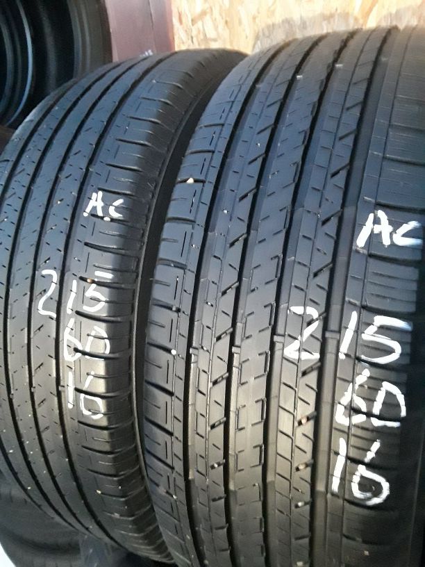 215/60-16 #2 tires