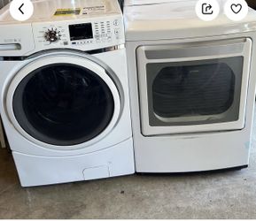 Gas Dryer & Electric Washer