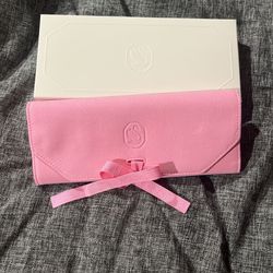 Swarovski Jewelry | Nwt-Pink Swarovski Iconic Swan Pink Jewelry Roll Travel Jewelry Pouch Pink, $45 Or Best Offer
