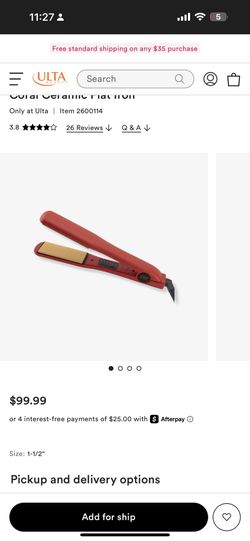Ceramic Hairstyling Iron