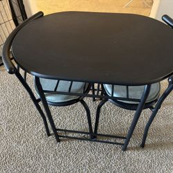 Small Table And Chairs With Cushions