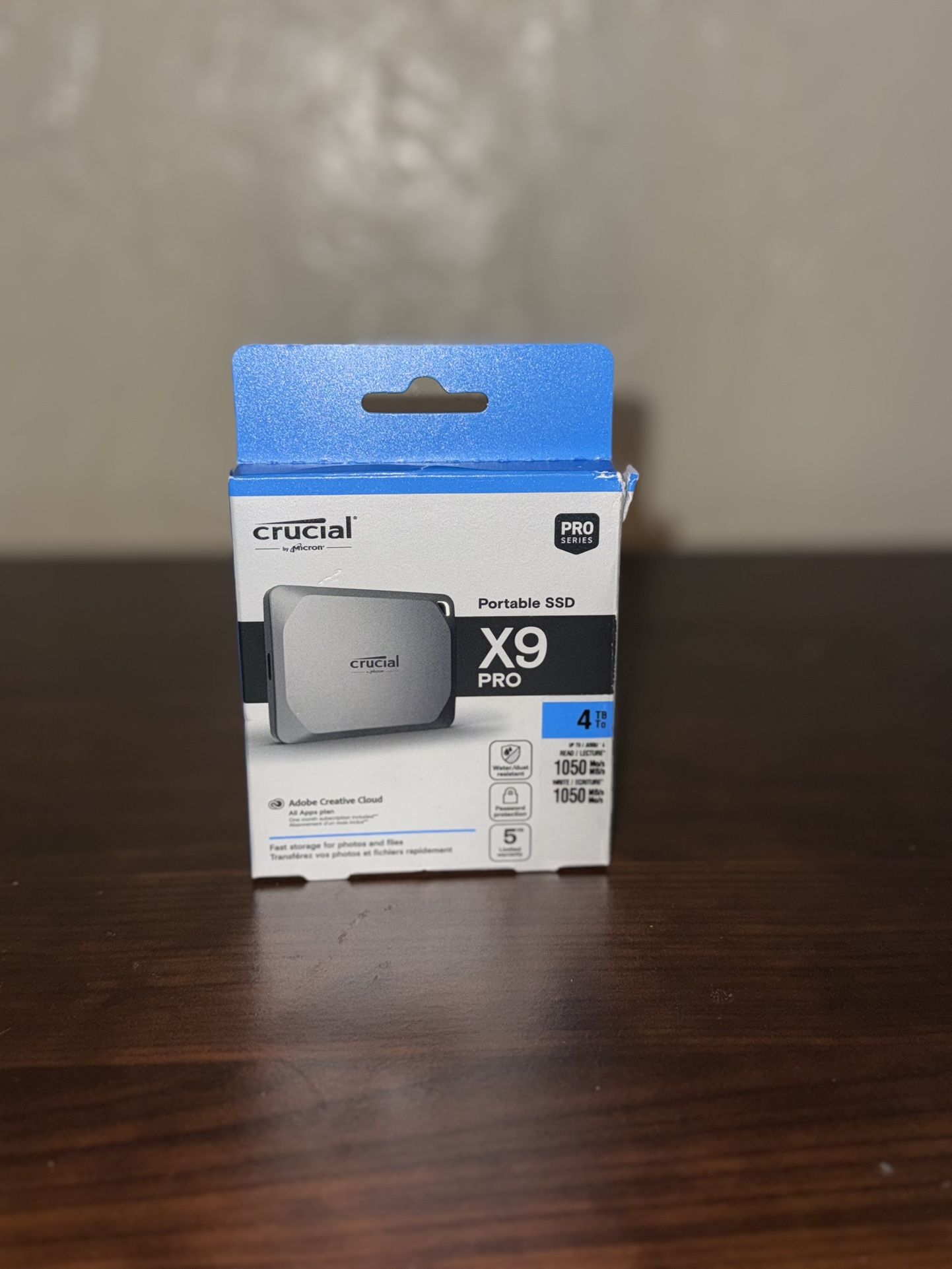 Crucial Pro X9 4 TB Portable SSD