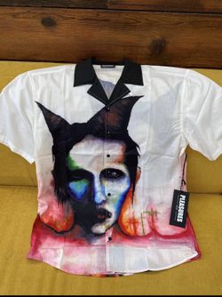 Pleasures Marilyn Manson waterpolo button up
