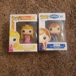 Anna and Aurora PoP! Dolls