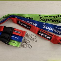 3 Pcs Supreme Lanyards 