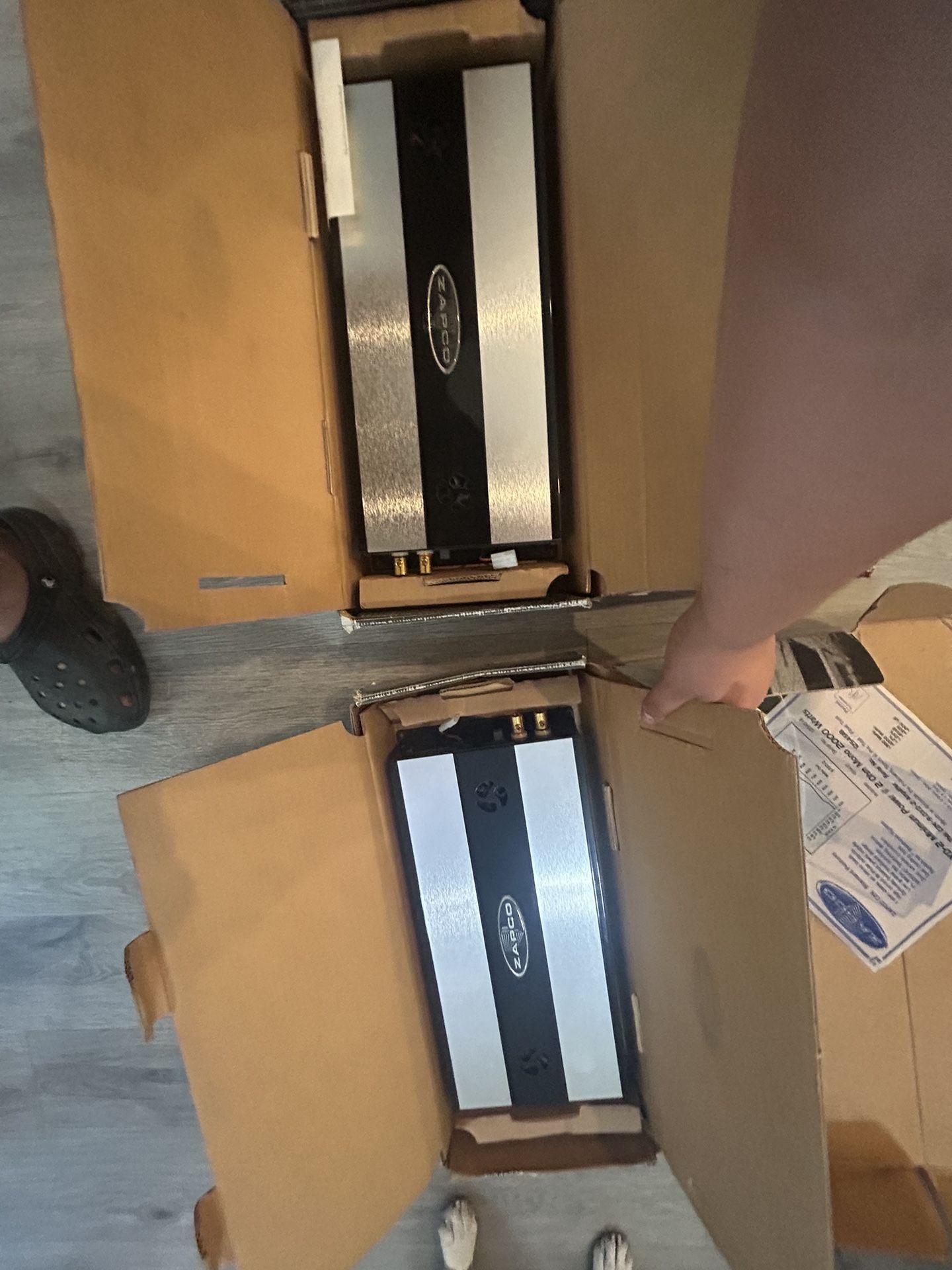 2 Zapco 9.0 Amps With Papers And Box!!!