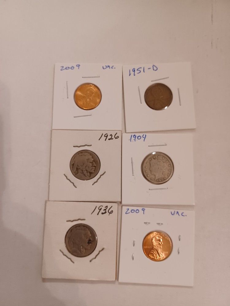 6 Coins Lot 13