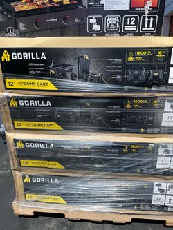 Gorilla 12 Cu. Ft. Super Duty Dump Cart - 1600 lb Capacity