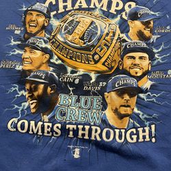 Kansas City Royals 2015 World Series Champions 'The Ring' T-Shirt men's XL