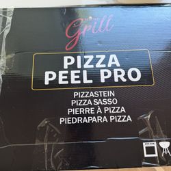 Hans Grill Pizza Peel PRO | Made for XL Pizza 12 inch + | Professional Restaurant Grade Perforated Metal Non-Stick Paddle for launching, turning and r