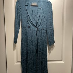 Vintage Blue teal Dress