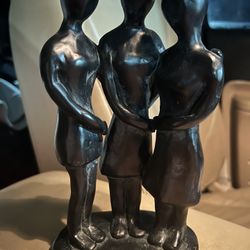 Medial Doctors Abstract Statue Black Carved Soapstone ‘04 -Price Negotiable 