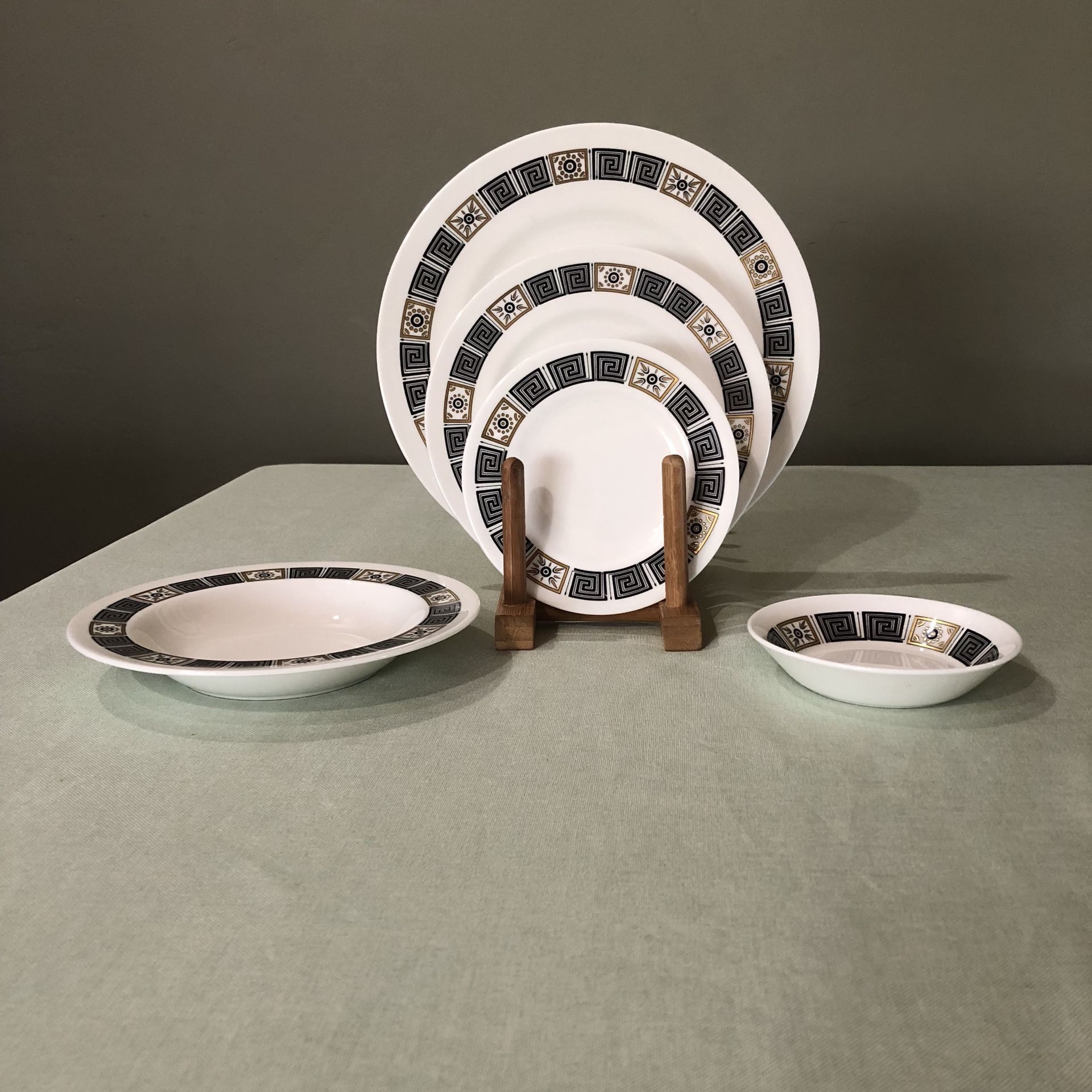 Wedgwood “Asia” Pattern Bone China W/Serving dishes