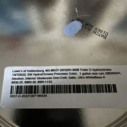 Gallon Of Blue Paint 