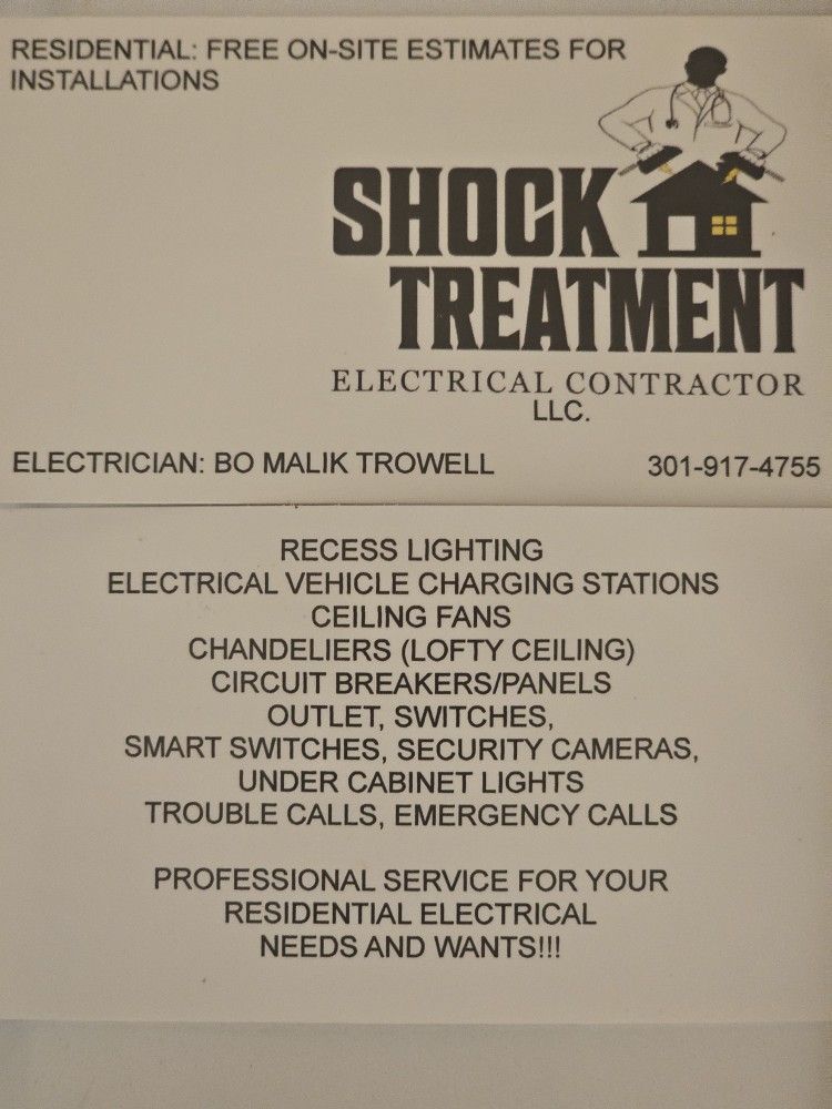 SHOCK TREATMENT ELECTRICAL CONTRACTOR LLC