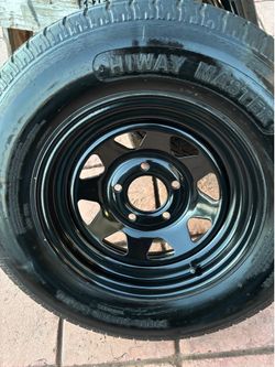 Trailer wheels and tires R15 5.5