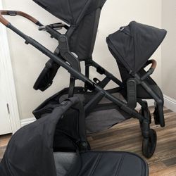 *Like new* Uppababy vista v2 double stroller Black