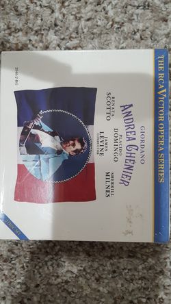 ANDREA CHENIER - GIORDANO *NEW SEALED* PLACIDO DOMINGO, RENATA SCOTTO, SHERRILL MILNES, JAMES LEVINE
