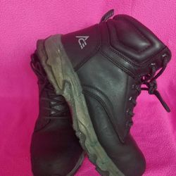 ACE Work Boots, Unisex Fort Rock Nano Composite Toe , Slip-Resistant, Waterproof Boots for Men and Women