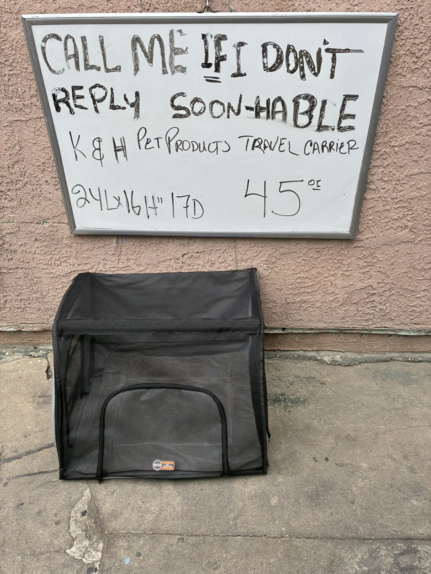 Pet Carrier Bag Travel Safety