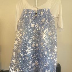Elsa Dress Costume For Girls Disney Size 4/6 Kids