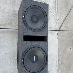 Rockford Fosgate R1S4-12 X2, Custom Box