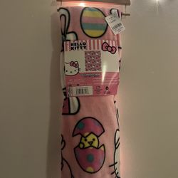 Hello Kitty Easter Blanket  HK BABY THROW NEW 