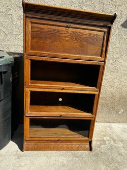 Vintage 100% Wood Dresser Room Storage Cabinet