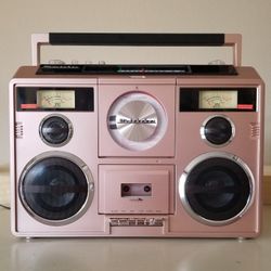 Studebaker Sound Station Portable Stereo Bluetooth Radio CD Tape SB2140