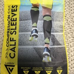 Compression Calf Sleeves. 